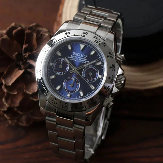 XP Mod D-Racing Reloj Automático XP Mod "Ocean Blue" con movimiento VK63, cristal zafiro y acero 316L | XP Watch Co.