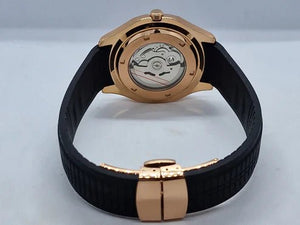 Aqua-Tropic Mod "Rose Gold Black" - Reloj personalizado con movimiento automático NH35 y cristal de zafiro | XP Watch Co.