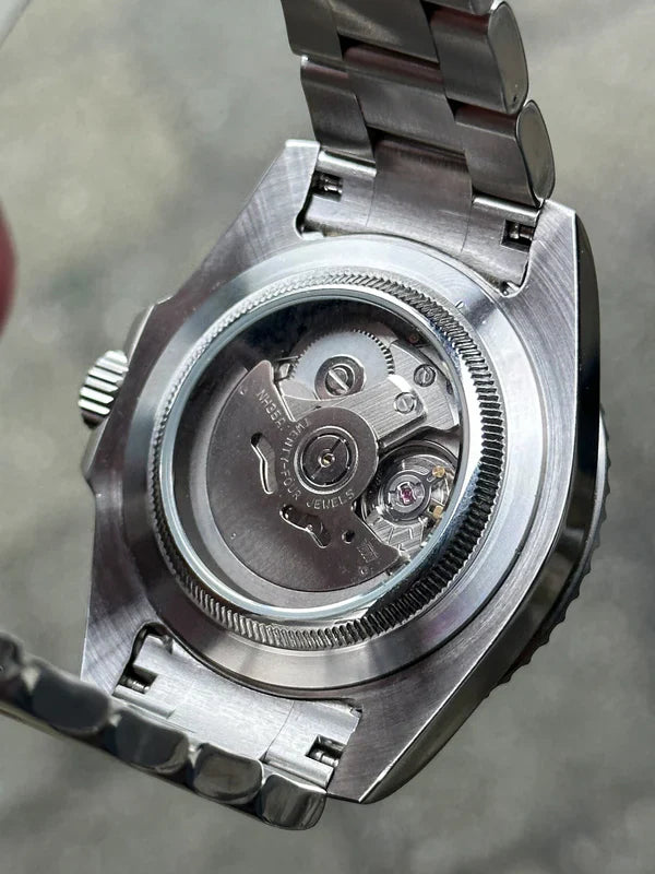 Sub-Diver "Baby Blue" con movimiento automático NH35, acero 316L y cristal zafiro | XP Watch Co.