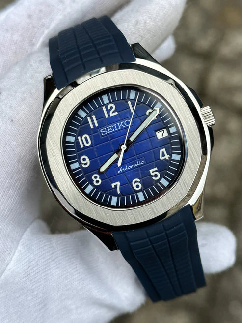 XP XP Mod Aqua-Tropic Mod "Navy" con movimiento NH35, cristal zafiro y acero 316L azul | XP Watch Co.