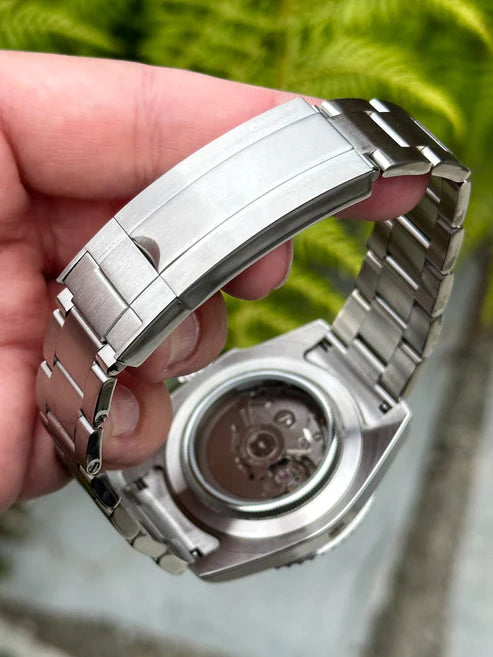 XP Mod XP Mod GMT Dual-Time Dual-Time "Explorer White" con movimiento NH35, acero 316L y cristal zafiro | XP Watch Co.