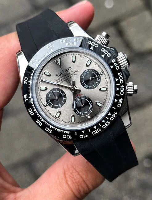 D-Racing "Sahara" (Ghost) - Reloj personalizado con movimiento automático NH35 y cristal de zafiro | XP Watch Co.