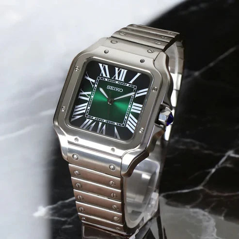 Santeiko Mod "Forest Green" - Reloj personalizado con cristal de zafiro y acero inoxidable 316L | XP Watch Co.