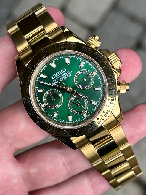 XP Mod D-Racing Reloj Automático XP Mod "John Mayer" con movimiento VK63 cronógrafo acero 316L y cristal zafiro XP Watch Co.