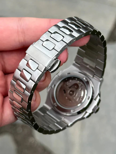 Nautic Mod "Off White" - Reloj personalizado con movimiento automático NH35 y acero inoxidable 316L | XP Watch Co.