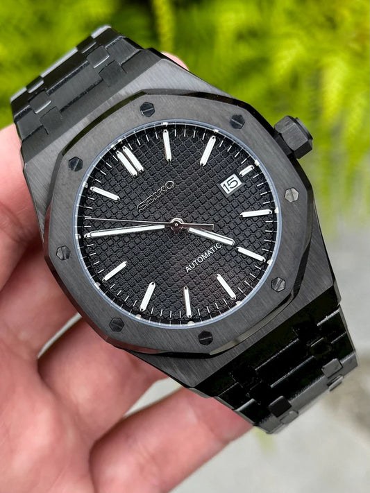 Reloj Automático XP Mod XP Mod ROAK "Black Classic" - NH35 automático acero 316L cristal zafiro | XP Watch Co.