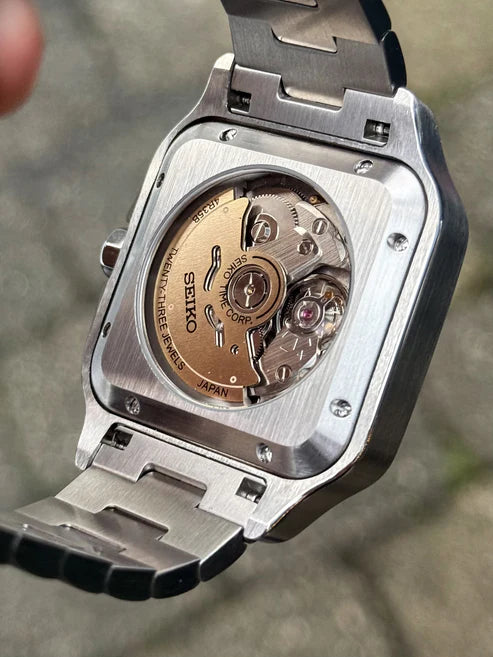 Santeiko Mod Classic White - Reloj personalizado con movimiento automático NH35 y acero inoxidable 316L | XP Watch Co.