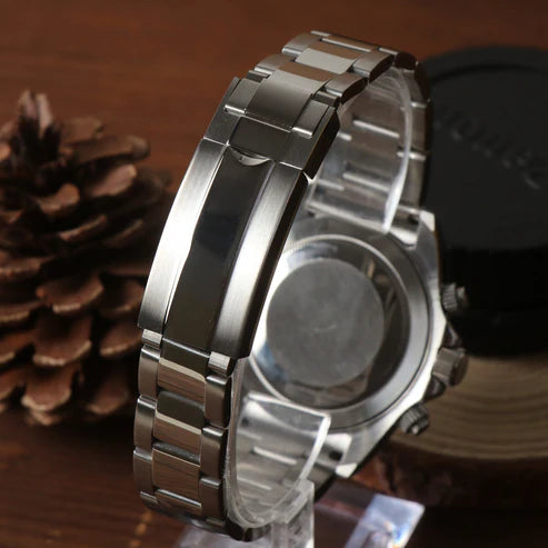 D-Racing "Ceramic White" - Reloj personalizado con acero inoxidable 316L y cristal de zafiro | XP Watch Co.