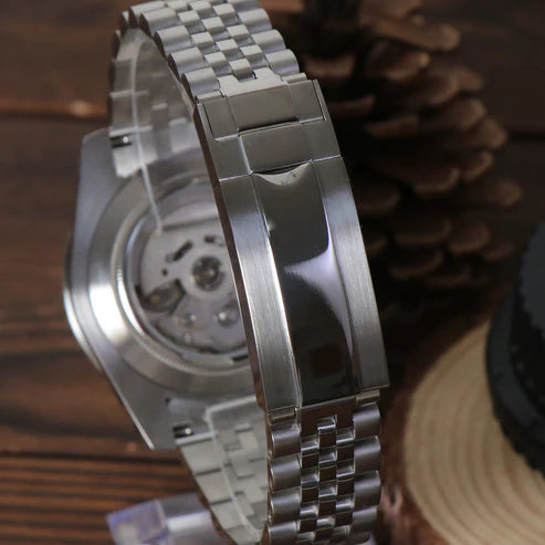 GMT Dual-Time Dual-Time "Starbucks" - Reloj personalizado con acero inoxidable 316L y movimiento automático NH35 | XP Watch Co.