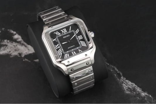 XP Mod S-Aviator Mod "Black" con movimiento NH35 automático, cristal zafiro y acero 316L | XP Watch Co.
