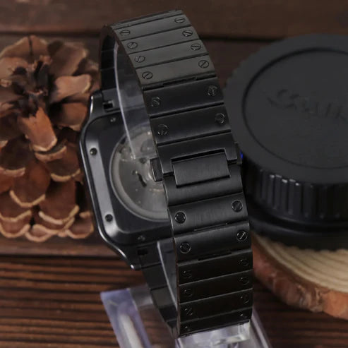 Santeiko Mod "Midnight Black" - Reloj personalizado con movimiento automático NH35 y cristal de zafiro | XP Watch Co.