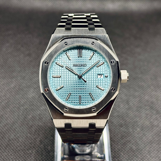 Reloj Automático XP Mod XP Mod ROAK "Light Blue" con movimiento NH35, acero 316L y cristal zafiro | XP Watch Co.