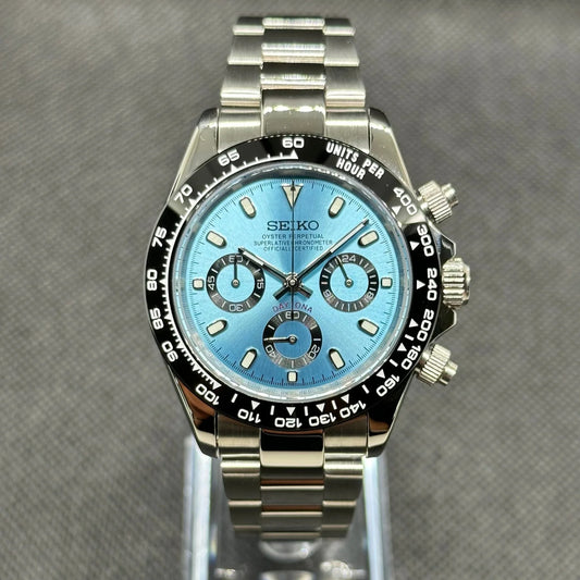 XP Mod D-Racing Reloj Automático XP Mod "Ice Blue" con movimiento NH35, cristal zafiro y acero 316L | XP Watch Co.