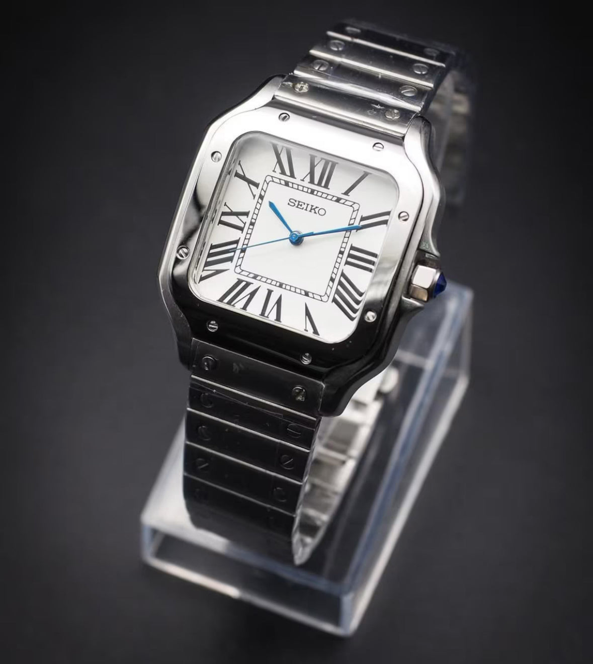 Santeiko Mod Classic White - Reloj personalizado con movimiento automático NH35 y cristal de zafiro | XP Watch Co.