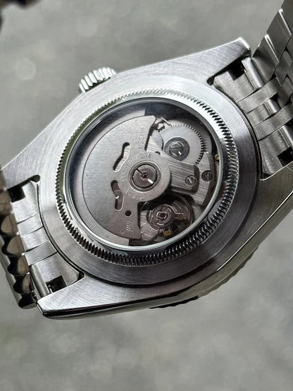 Sky-Dweller "Azul" con movimiento NH35 automático, acero 316L y cristal zafiro | XP Watch Co.