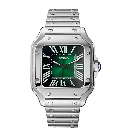 XP Mod S-Aviator Mod "Forest Green" - movimiento NH35 automático, acero 316L y cristal zafiro | XP Watch Co.
