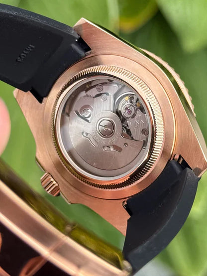 Yacht Master "Rose Gold" - Reloj personalizado con movimiento automático NH35 y cristal de zafiro | XP Watch Co.