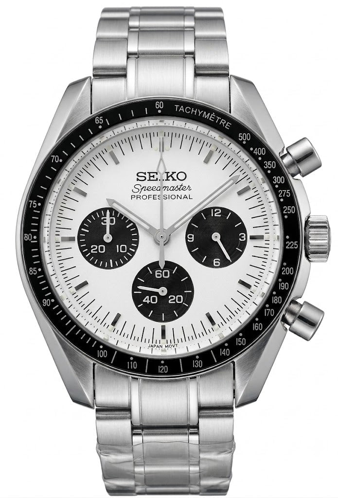 Speedy Chrono "Panda" - Reloj personalizado con cristal de zafiro y cronógrafo VK63 | XP Watch Co.