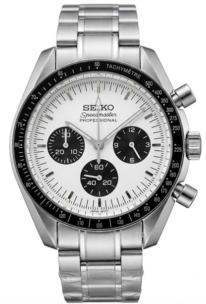 Speedy Chrono "Panda" - Reloj personalizado con cristal de zafiro y cronógrafo VK63 | XP Watch Co.