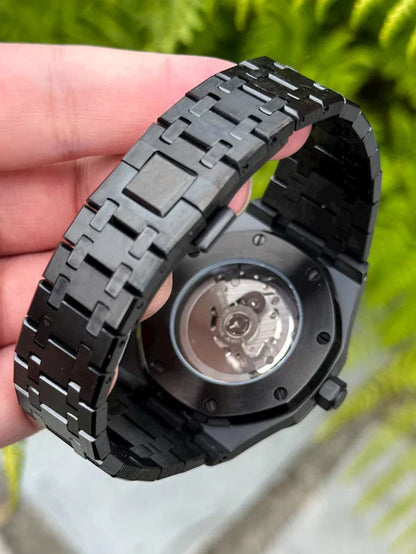ROAK "Black Classic" - Reloj personalizado con movimiento automático NH35 y acero inoxidable 316L | XP Watch Co.