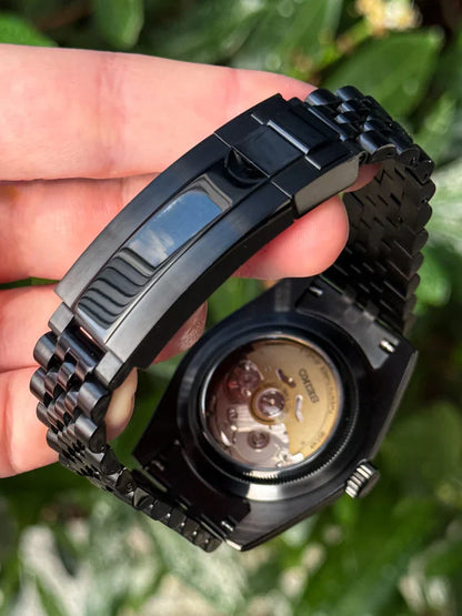 Sky-Dweller "Black / White" - Reloj personalizado con movimiento automático NH35 y acero inoxidable 316L | XP Watch Co.