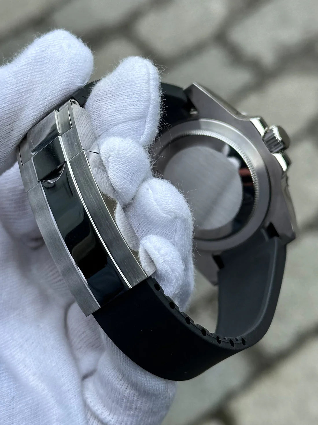 Yacht Master "Silver" - Reloj personalizado con movimiento automático NH35 y acero inoxidable 316L | XP Watch Co.