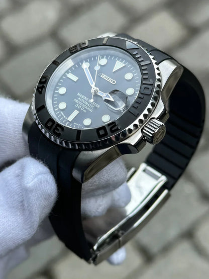 Yacht Master "Silver" - Reloj personalizado con cristal de zafiro y acero 316L | XP Watch Co.