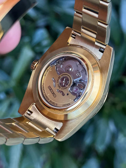 Sky-Dweller Gold "White" - Reloj personalizado con movimiento automático NH35 y acero inoxidable 316L | XP Watch Co.