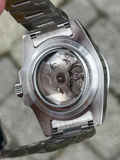 Yacht Master "Grey" (Rhodium) - Reloj personalizado con movimiento automático NH35 y cristal de zafiro | XP Watch Co.