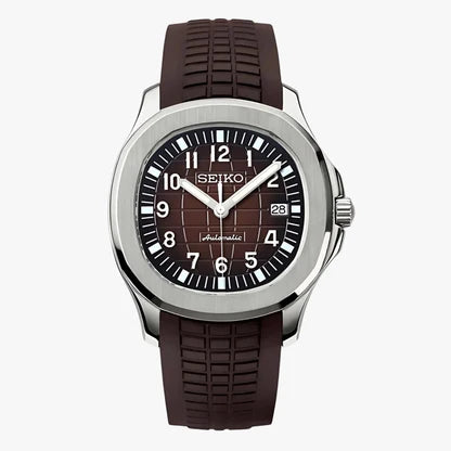 XP XP Mod Aqua-Tropic Mod "Silver Brown" con movimiento NH35 automático, cristal zafiro y acero 316L | XP Watch Co.