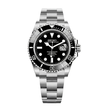 Sub-Diver "Black Watch" - Reloj personalizado con cristal de zafiro y acero inoxidable 316L | XP Watch Co.