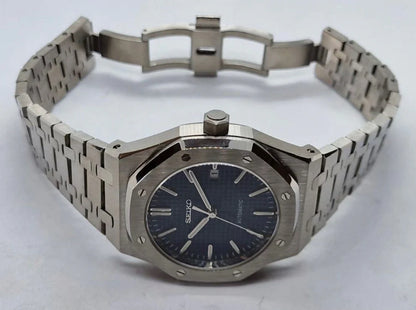 ROAK Mod "Blue" - Reloj personalizado con movimiento automático NH35 y cristal de zafiro | XP Watch Co.