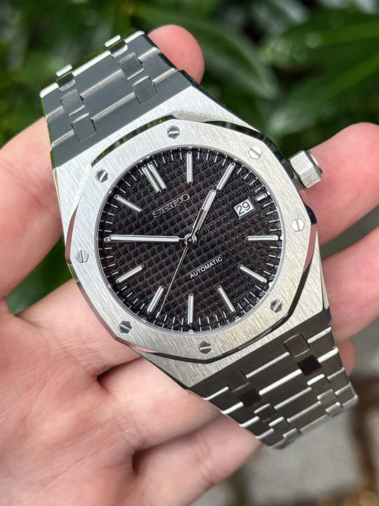 Reloj Automático XP Mod XP Mod ROAK "Classic Black" - NH35 automático, cristal zafiro y acero 316L | XP Watch Co.