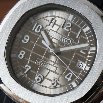 Aqua-Tropic Mod Silver - Reloj personalizado con movimiento automático NH35 y cristal de zafiro | XP Watch Co.