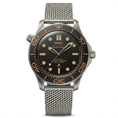 Mod Seamaster Diver - James Bond 007 - Reloj personalizado con cristal de zafiro y acero inoxidable 316L | XP Watch Co.