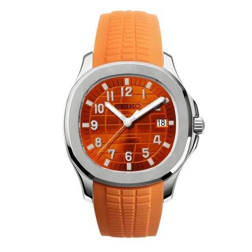 Aqua-Tropic Mod "Orange" - Reloj personalizado con movimiento automático NH35 y cristal de zafiro | XP Watch Co.