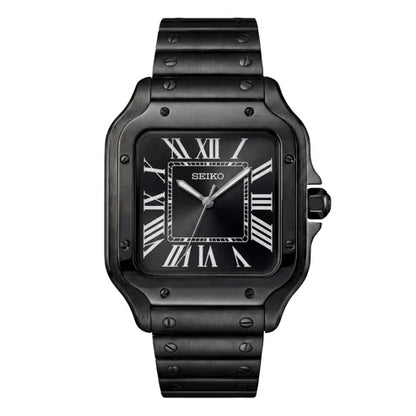 Santeiko Mod "Midnight Black" - Reloj personalizado con acero inoxidable 316L y cristal de zafiro | XP Watch Co.