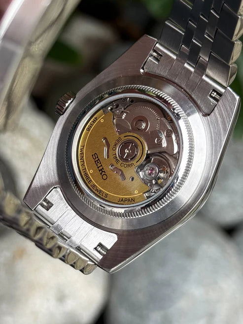 Sky-Dweller "Azul" - Reloj personalizado con movimiento automático NH35 y acero inoxidable 316L | XP Watch Co.