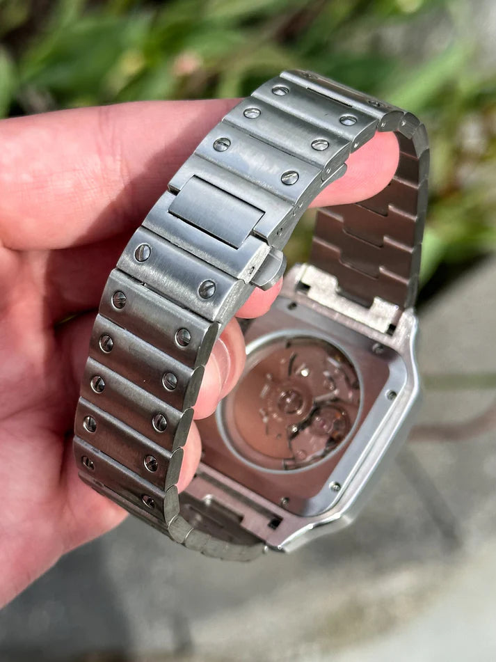 Santeiko Mod "Ice Blue" - Reloj personalizado con movimiento automático NH35 y acero inoxidable 316L | XP Watch Co.