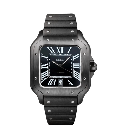 XP Mod S-Aviator Mod "Midnight Black" con movimiento NH35, cristal zafiro y acero 316L | XP Watch Co.