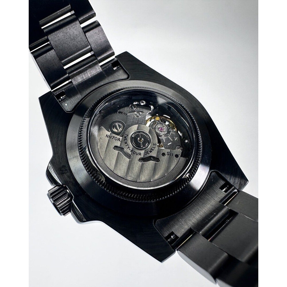 Yacht Master Skeleton "Black Panther" - Reloj personalizado con movimiento automático NH35 y acero inoxidable 316L | XP Watch Co.