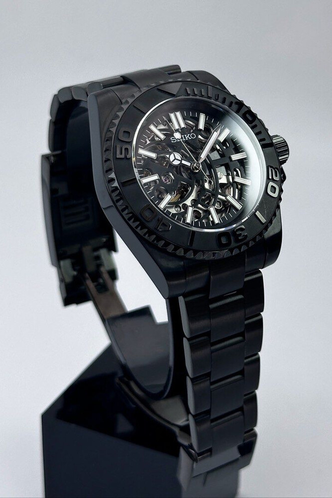 Yacht Master Skeleton "Black Panther" - Reloj personalizado con acero 316L y cristal de zafiro | XP Watch Co.