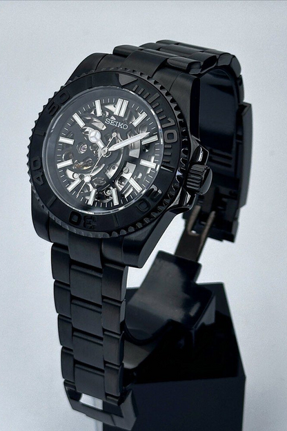 Yacht Master Skeleton "Black Panther" - Reloj personalizado con movimiento automático NH35 y cristal de zafiro | XP Watch Co.