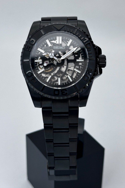 Yacht Master Skeleton "Black Panther" - Reloj personalizado con movimiento automático NH35 y cristal de zafiro | XP Watch Co.