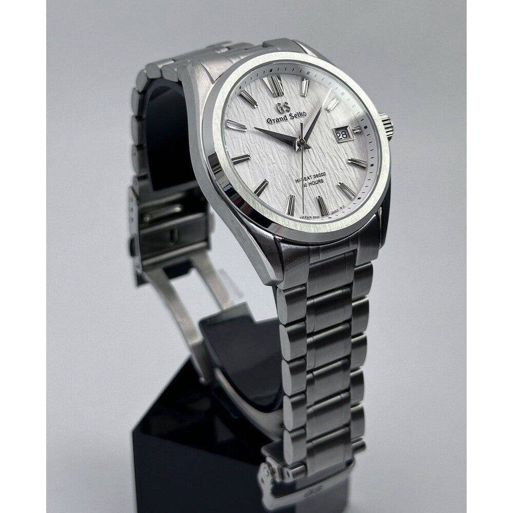 Grandko Mod 39.5mm | "White Birch" Texture - Reloj personalizado con cristal de zafiro y acero inoxidable 316L | XP Watch Co.