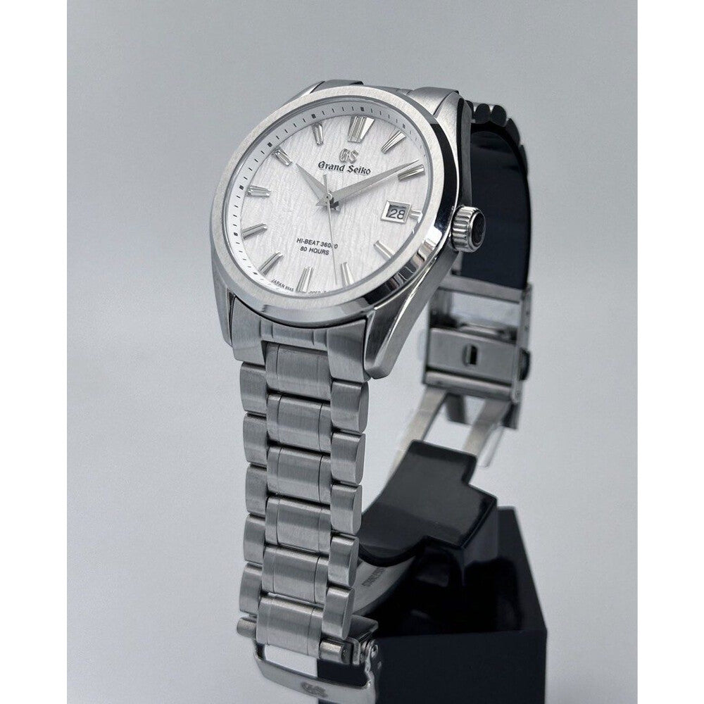 Grandko Mod 39.5mm | "White Birch" Texture - Reloj personalizado con cristal de zafiro y acero inoxidable 316L | XP Watch Co.