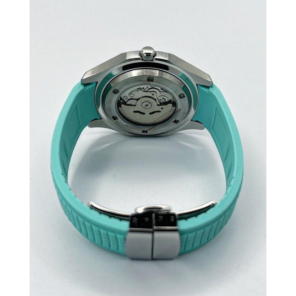 Aqua-Tropic Mod "Tiffany Blue" - Reloj personalizado con movimiento automático NH35 y cristal de zafiro | XP Watch Co.