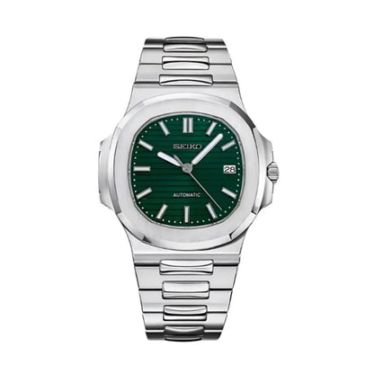 Nautic Mod "Emerald Green" - Reloj personalizado con cristal de zafiro y acero inoxidable 316L | XP Watch Co.