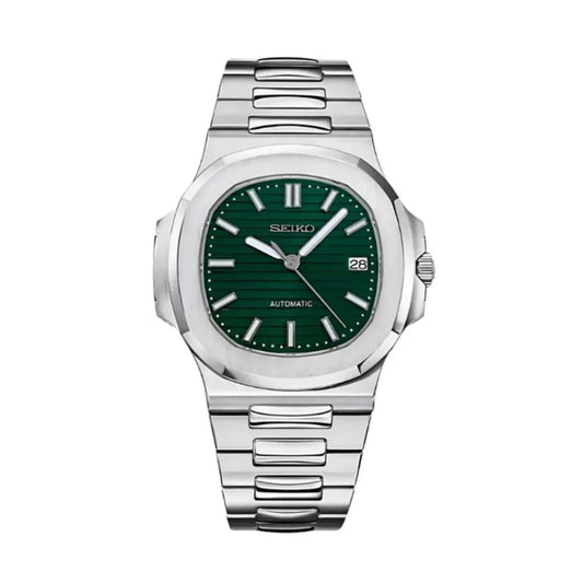 Nautic Mod "Emerald Green" - Reloj personalizado con cristal de zafiro y acero inoxidable 316L | XP Watch Co.