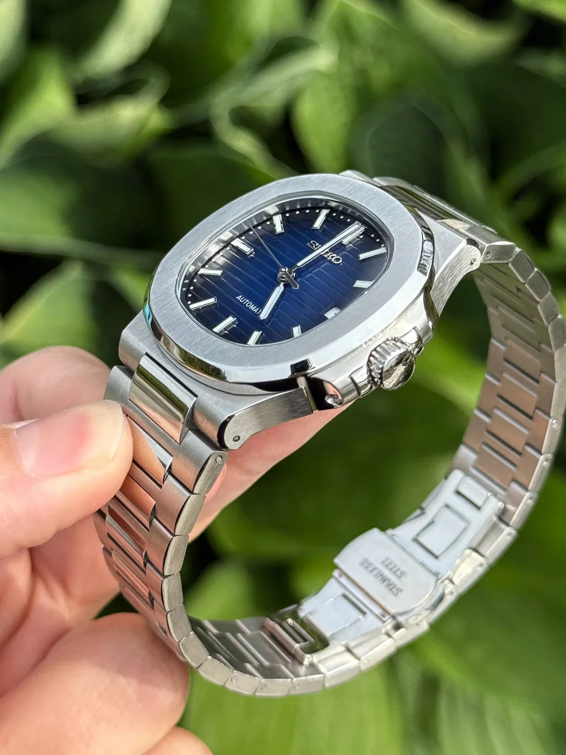 Nautic Mod "Navy Blue" - Reloj personalizado con movimiento automático NH35 y cristal de zafiro | XP Watch Co.